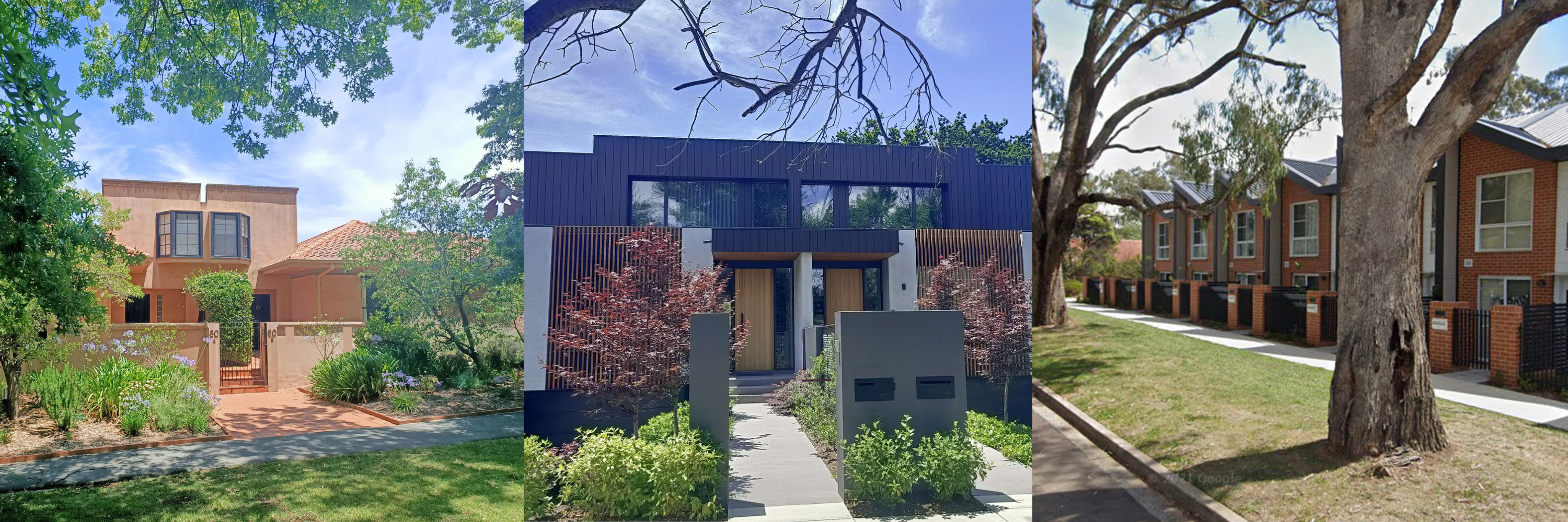 Missing middle housing around Canberra